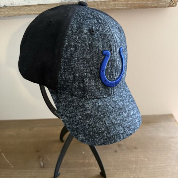 Indianapolis Colts NFL '47 Curved Bill Black/Blue Hat Cap Adult Men's Adjustable - Picture 2 of 3